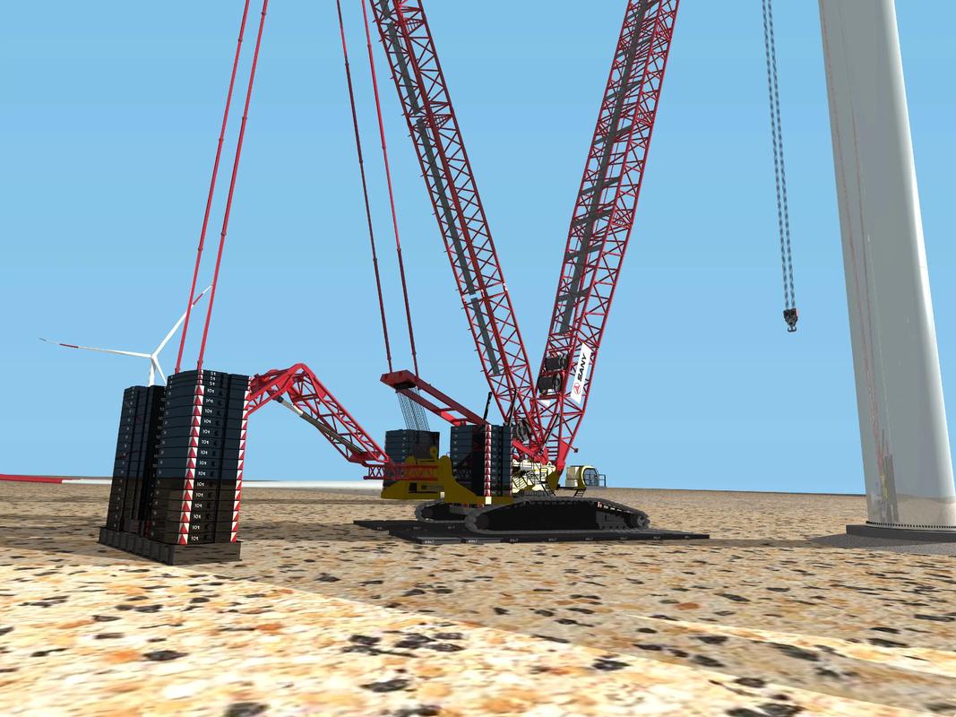 scc15000tm履帶起重機.三一900噸升級版