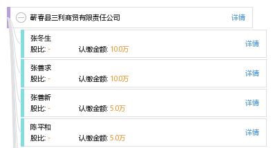 蘄春縣三利商貿(mào)有限責(zé)任公司 工商信息 信用報(bào)告 財(cái)務(wù)報(bào)表 電話(huà)地址查詢(xún) 天眼查